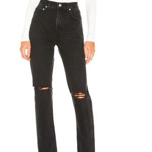 Agolde Cherie High Rise Straight in Distortion